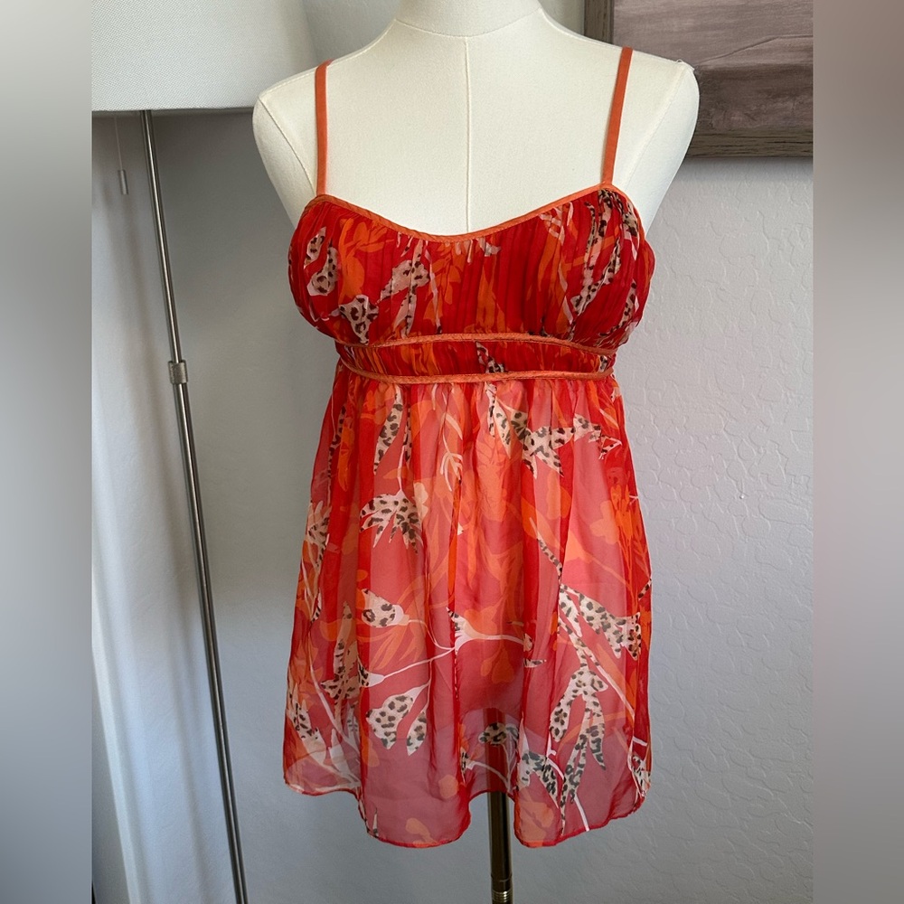 Victoria’s Secret Sheer Baby Doll Lingerie Top